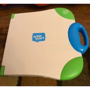 Leap Frog Leap Start Learning System Green/Blue with Stylus Pen & ABC 123 Book